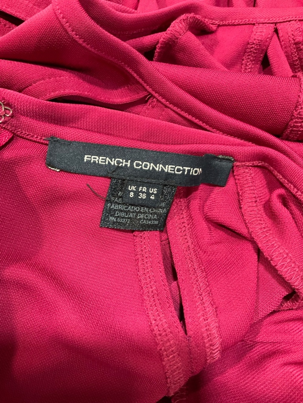 FRENCH CONNECTION 71AJA MONA CREPE JERSEY DRESS‎ - Picture 5 of 9